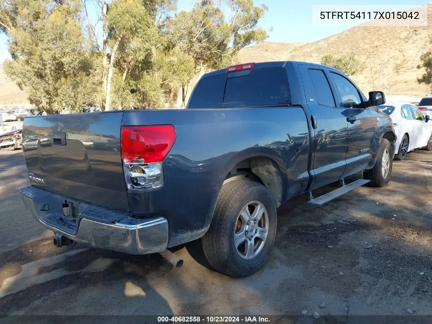 5TFRT54117X015042 2007 Toyota Tundra Sr5 4.7L V8