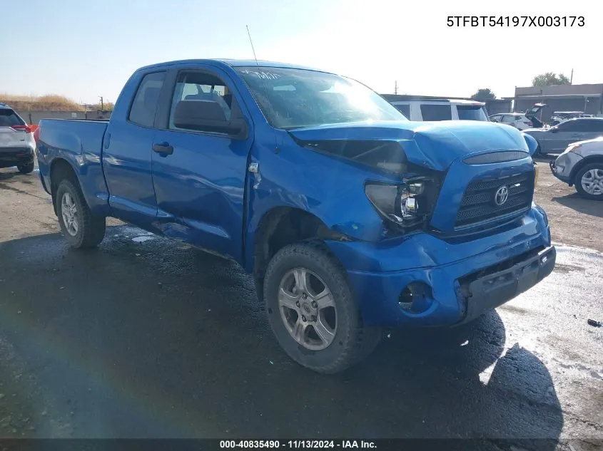 2007 Toyota Tundra Sr5 4.7L V8 VIN: 5TFBT54197X003173 Lot: 40835490