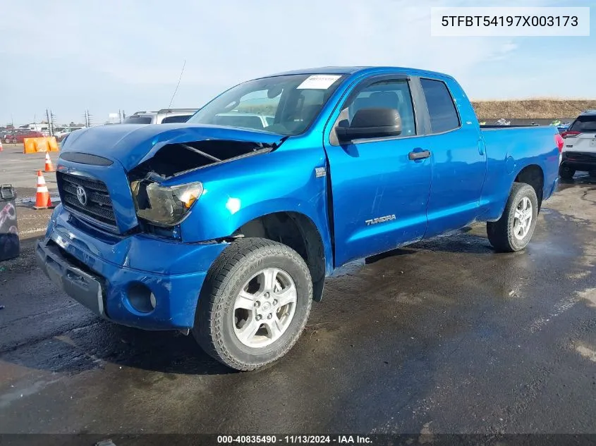 2007 Toyota Tundra Sr5 4.7L V8 VIN: 5TFBT54197X003173 Lot: 40835490