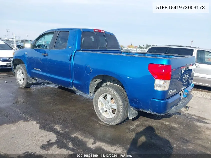 2007 Toyota Tundra Sr5 4.7L V8 VIN: 5TFBT54197X003173 Lot: 40835490