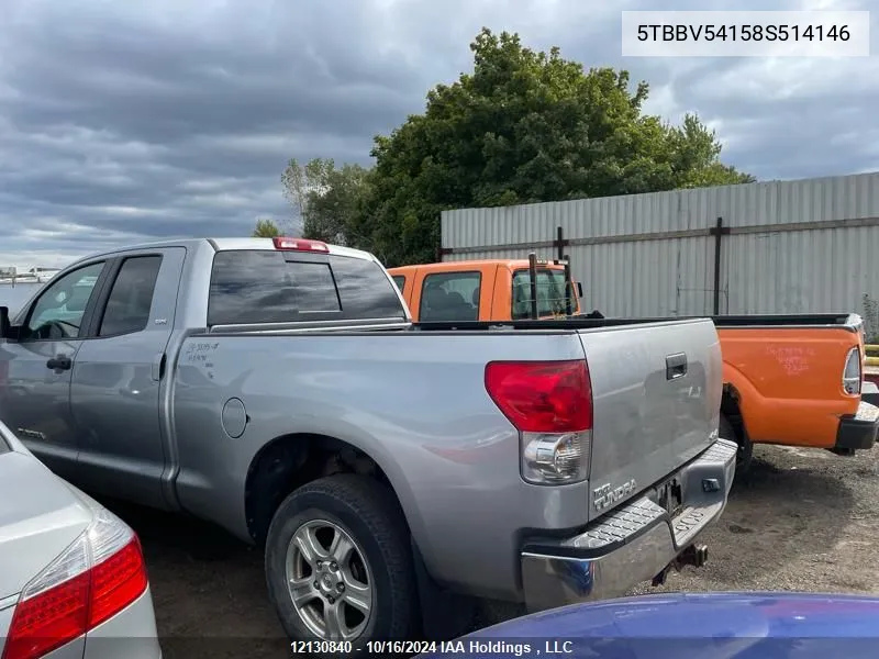 5TBBV54158S514146 2008 Toyota Tundra Double Cab/Double Cab Sr5