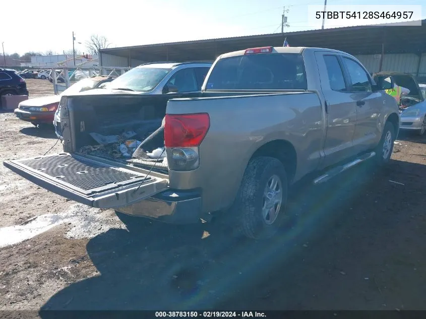 5TBBT54128S464957 2008 Toyota Tundra Base 4.7L V8