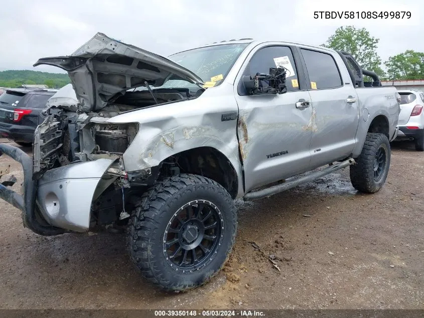 5TBDV58108S499879 2008 Toyota Tundra Limited 5.7L V8