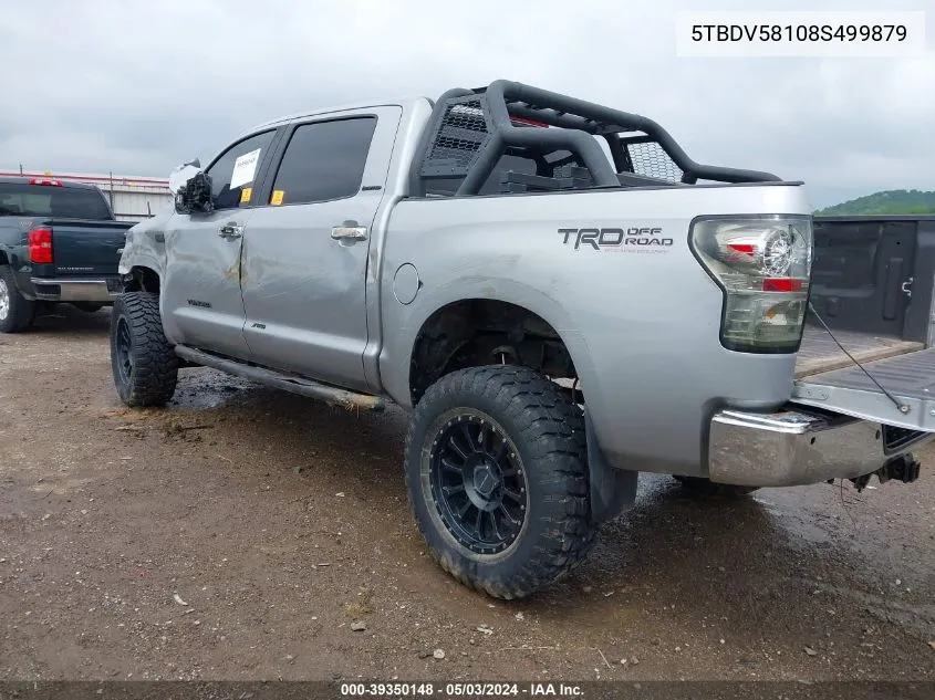 5TBDV58108S499879 2008 Toyota Tundra Limited 5.7L V8