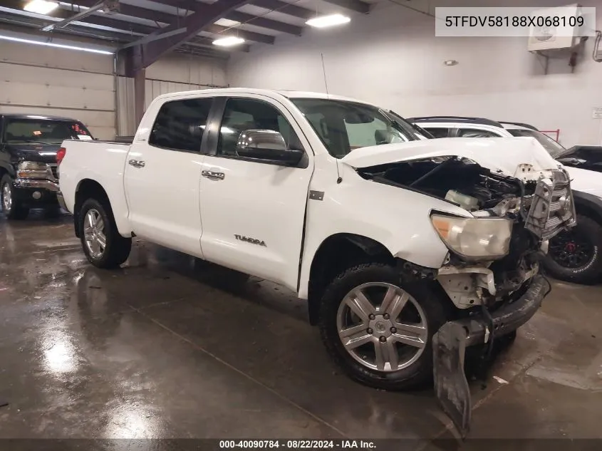 2008 Toyota Tundra Limited 5.7L V8 VIN: 5TFDV58188X068109 Lot: 40090784