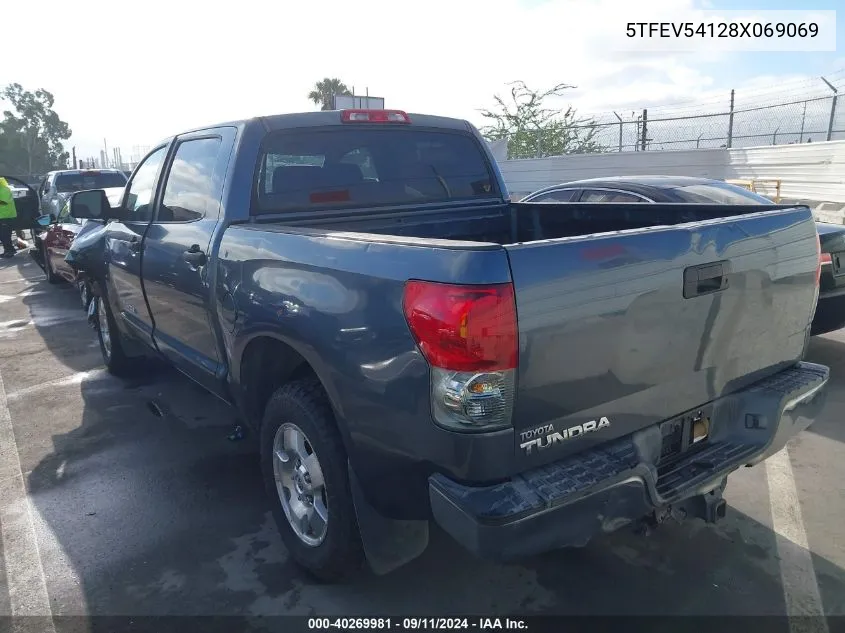 5TFEV54128X069069 2008 Toyota Tundra Base 5.7L V8