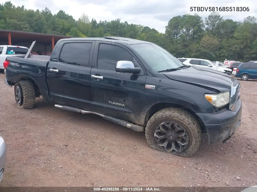 5TBDV58168S518306 2008 Toyota Tundra Limited 5.7L V8