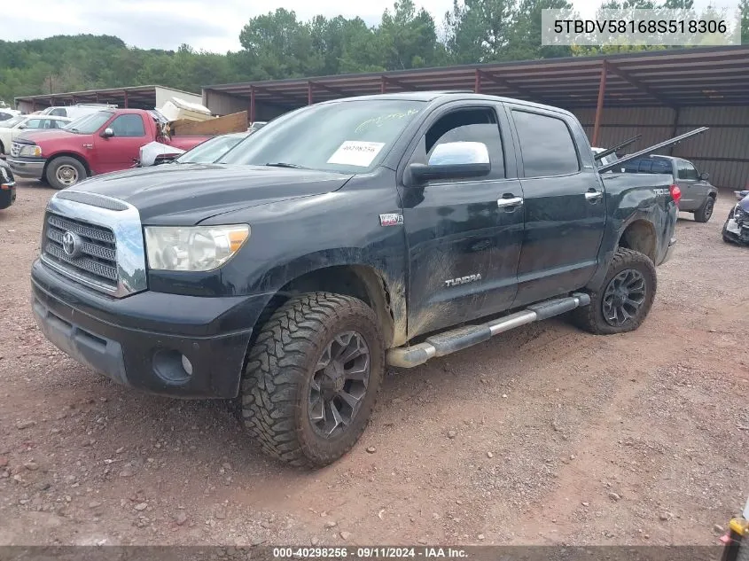 5TBDV58168S518306 2008 Toyota Tundra Limited 5.7L V8