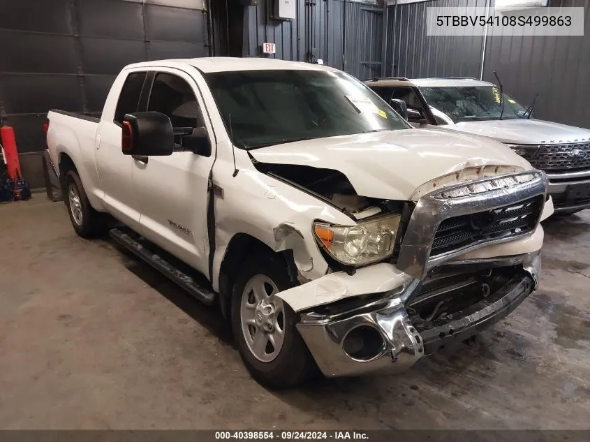 5TBBV54108S499863 2008 Toyota Tundra Base 5.7L V8