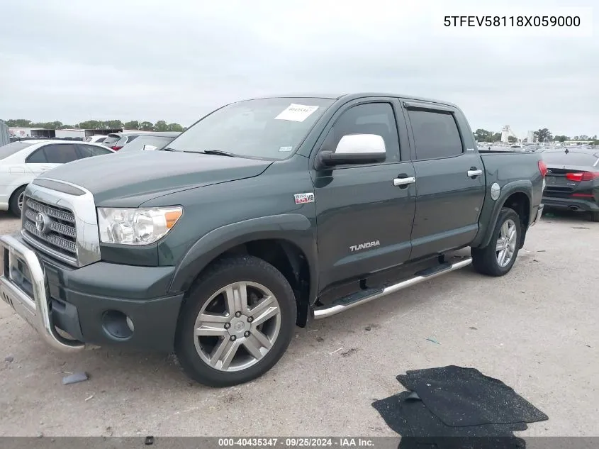 5TFEV58118X059000 2008 Toyota Tundra Limited 5.7L V8