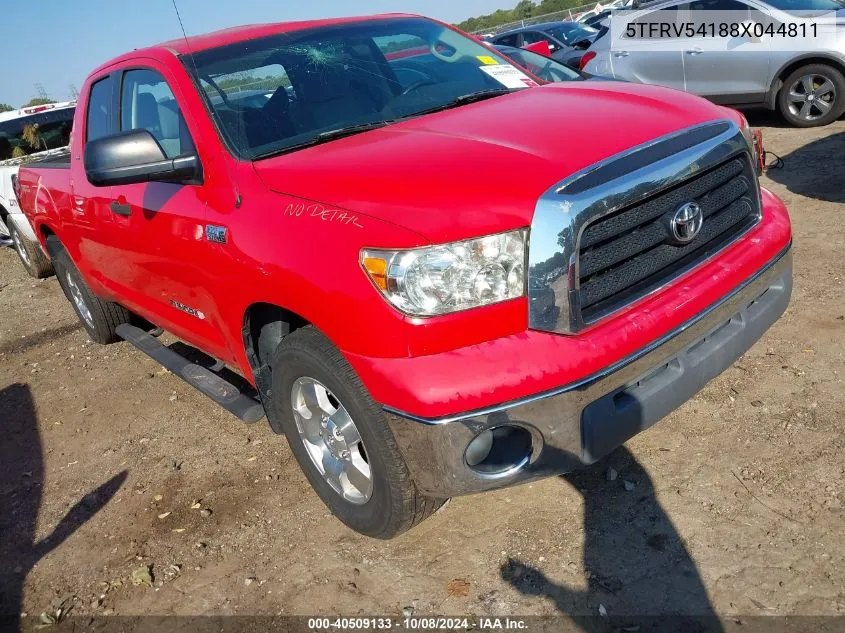 2008 Toyota Tundra Sr5 5.7L V8 VIN: 5TFRV54188X044811 Lot: 40509133