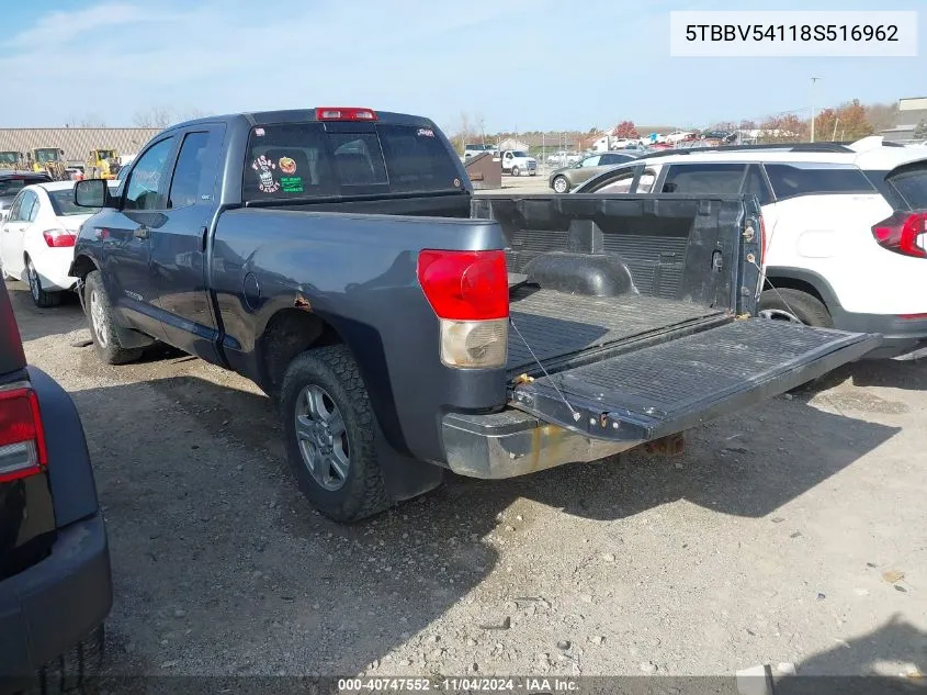 5TBBV54118S516962 2008 Toyota Tundra Double Cab/Double Cab Sr5