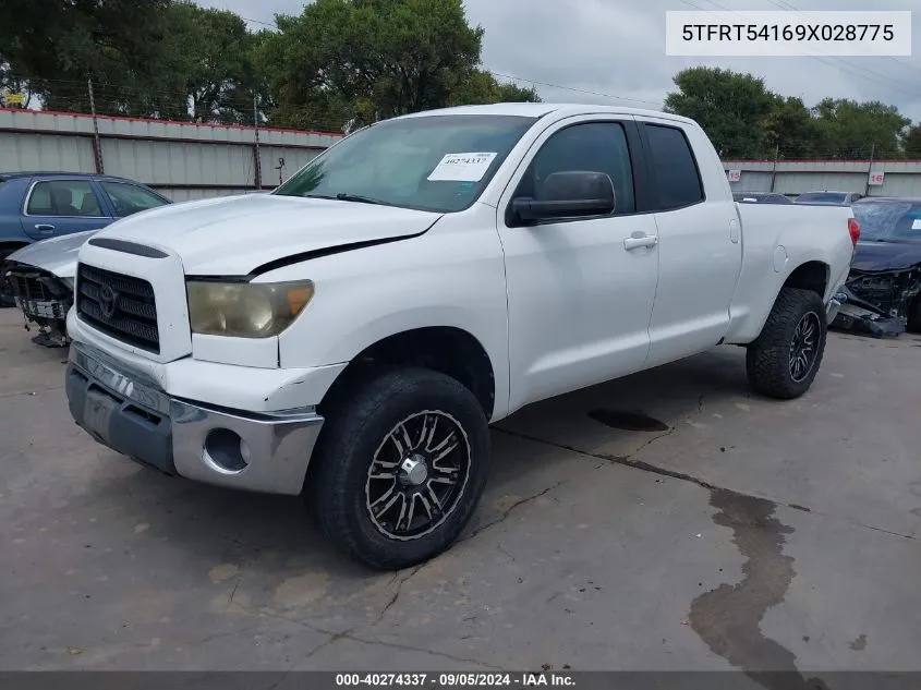 5TFRT54169X028775 2009 Toyota Tundra Grade 4.7L V8