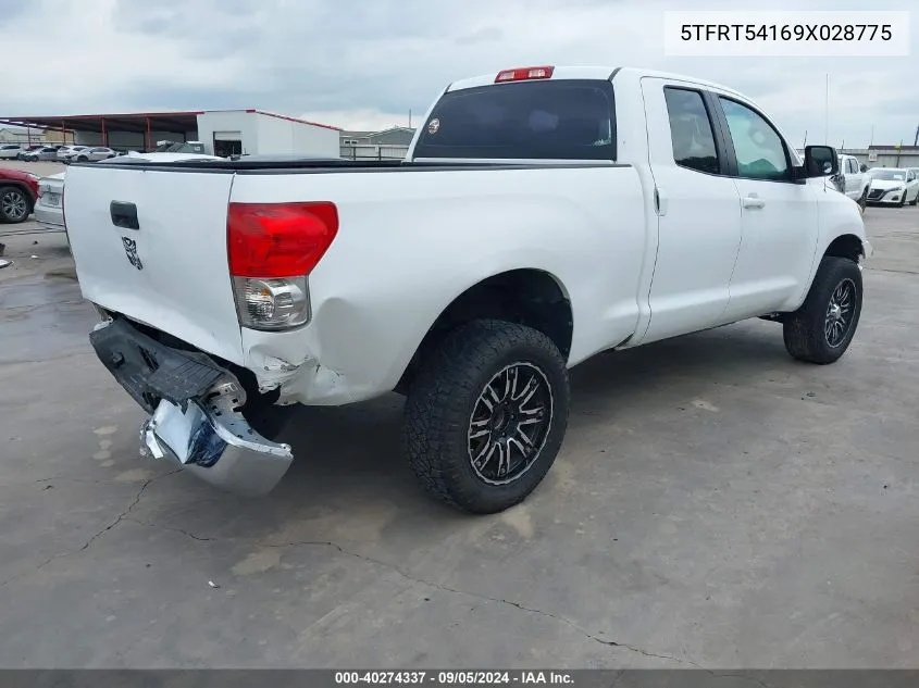 5TFRT54169X028775 2009 Toyota Tundra Grade 4.7L V8