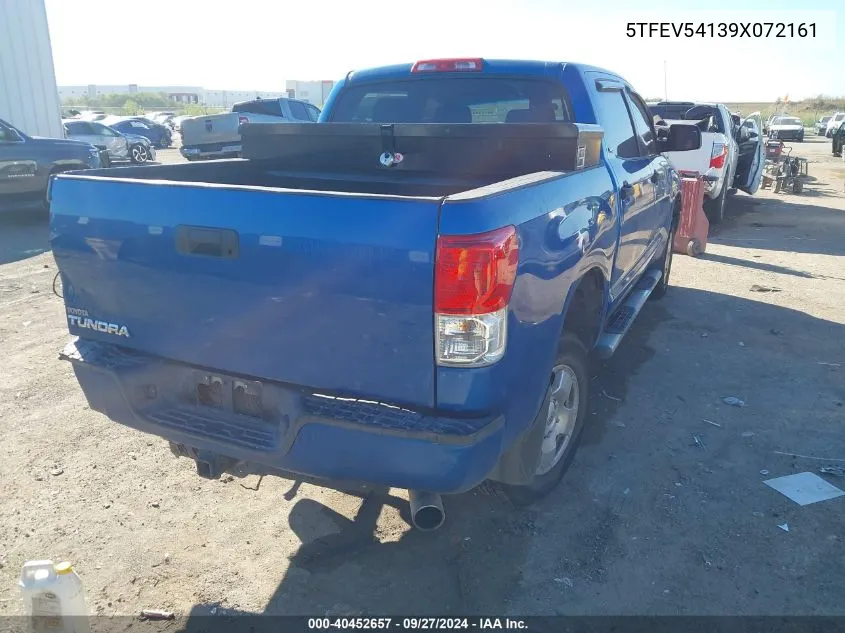 5TFEV54139X072161 2009 Toyota Tundra Sr5 5.7L V8