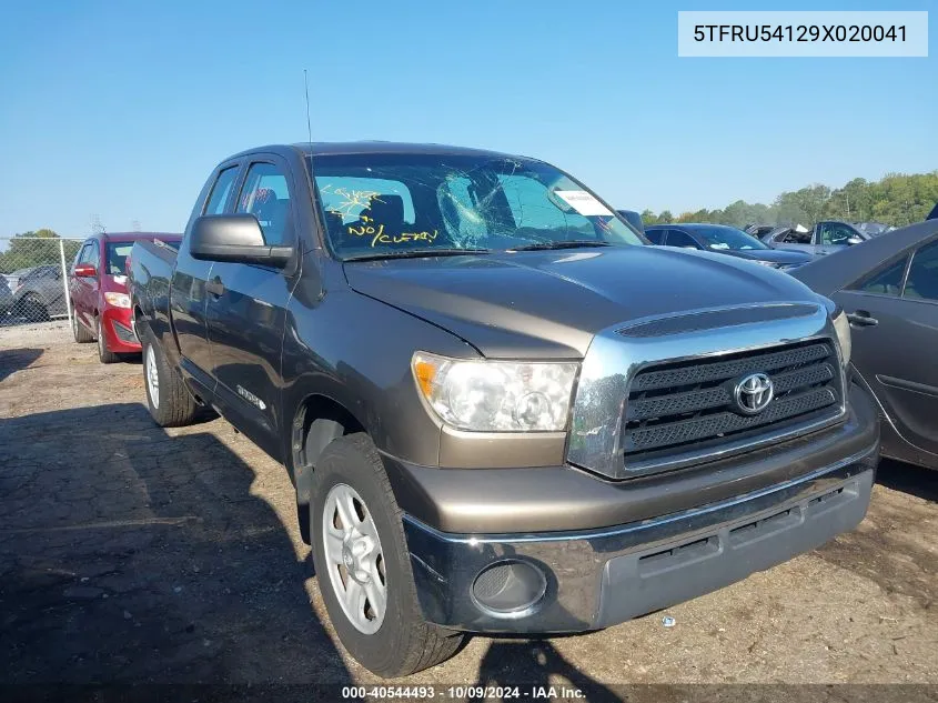 2009 Toyota Tundra Grade V6 VIN: 5TFRU54129X020041 Lot: 40544493