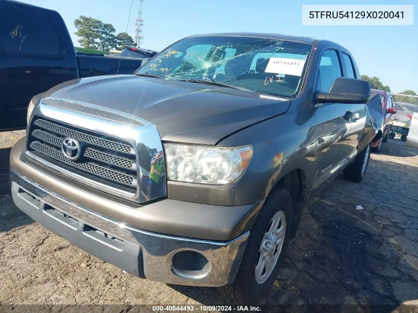 2009 Toyota Tundra Grade V6 VIN: 5TFRU54129X020041 Lot: 40544493