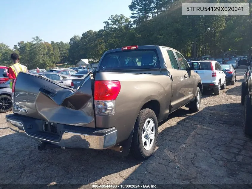 2009 Toyota Tundra Grade V6 VIN: 5TFRU54129X020041 Lot: 40544493