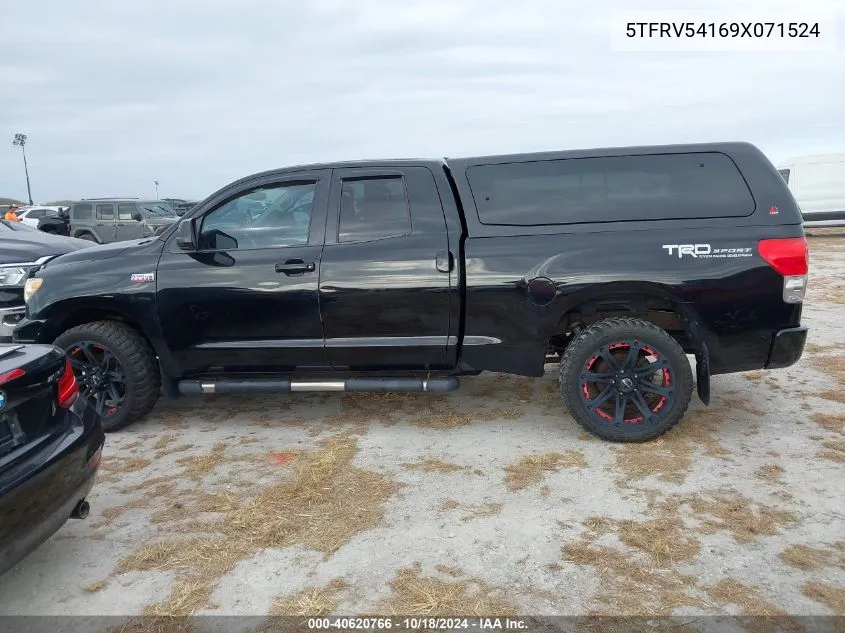 2009 Toyota Tundra Grade 5.7L V8 VIN: 5TFRV54169X071524 Lot: 40620766