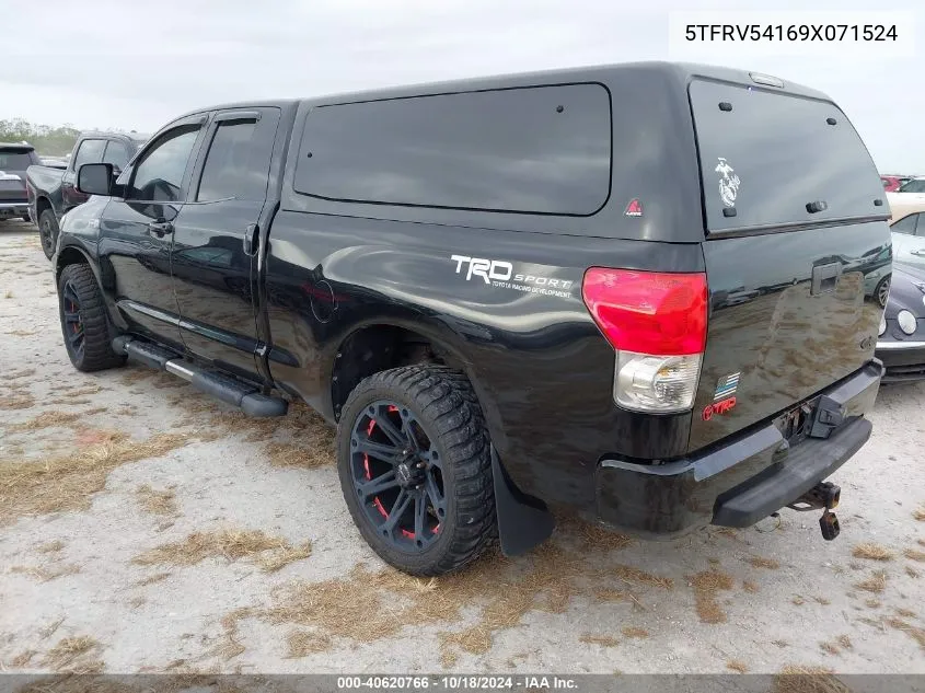 2009 Toyota Tundra Grade 5.7L V8 VIN: 5TFRV54169X071524 Lot: 40620766