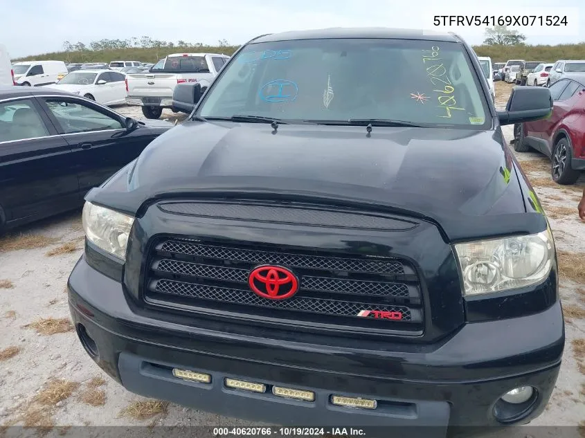 2009 Toyota Tundra Grade 5.7L V8 VIN: 5TFRV54169X071524 Lot: 40620766