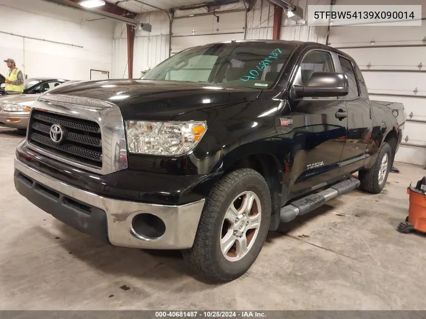 2009 Toyota Tundra Grade 5.7L V8 VIN: 5TFBW54139X090014 Lot: 40681487