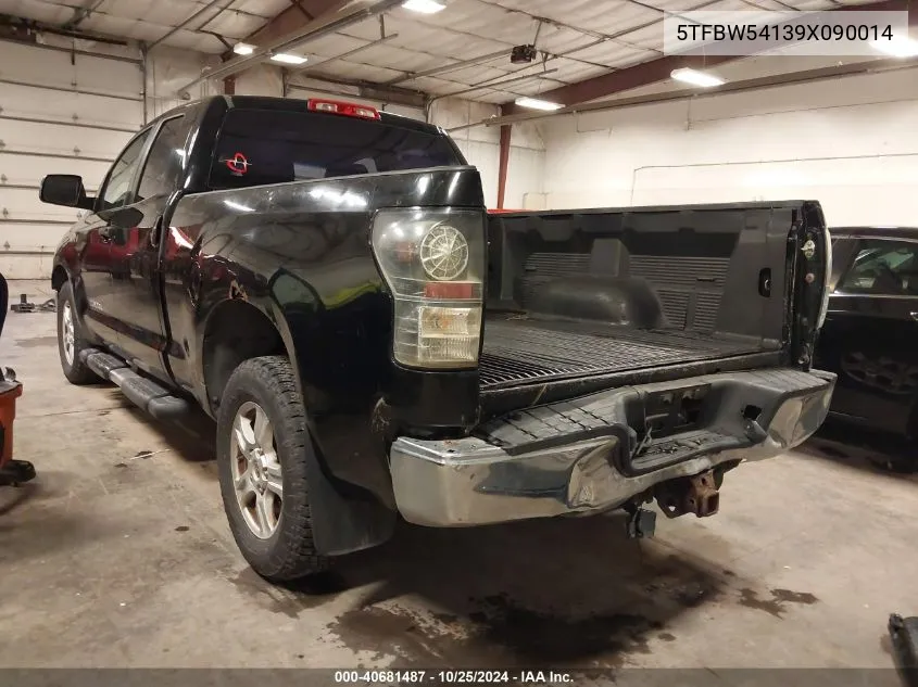 2009 Toyota Tundra Grade 5.7L V8 VIN: 5TFBW54139X090014 Lot: 40681487