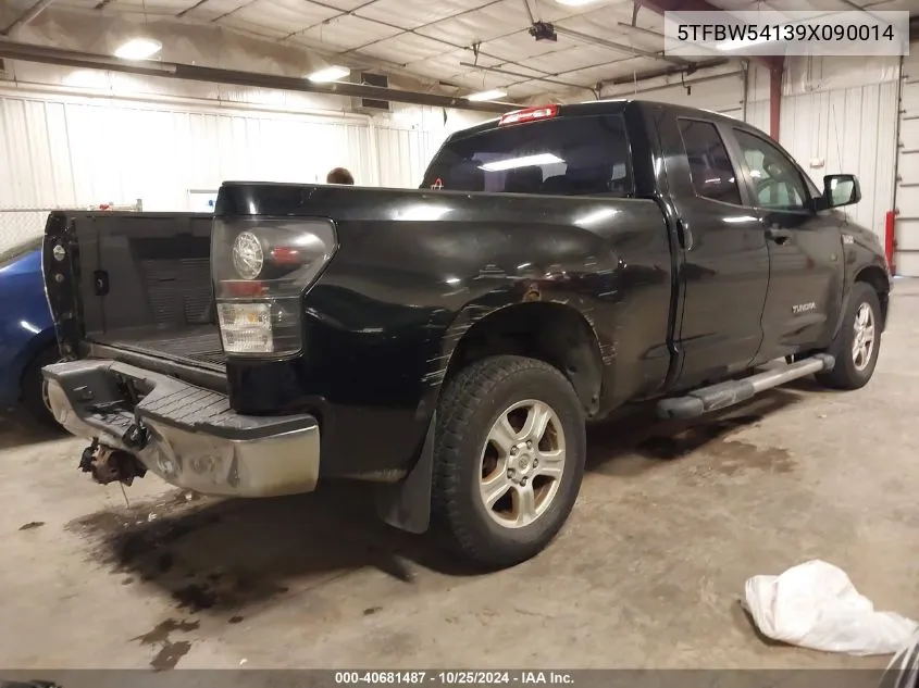 2009 Toyota Tundra Grade 5.7L V8 VIN: 5TFBW54139X090014 Lot: 40681487