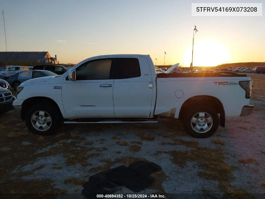 2009 Toyota Tundra Sr5 5.7L V8 VIN: 5TFRV54169X073208 Lot: 40694352