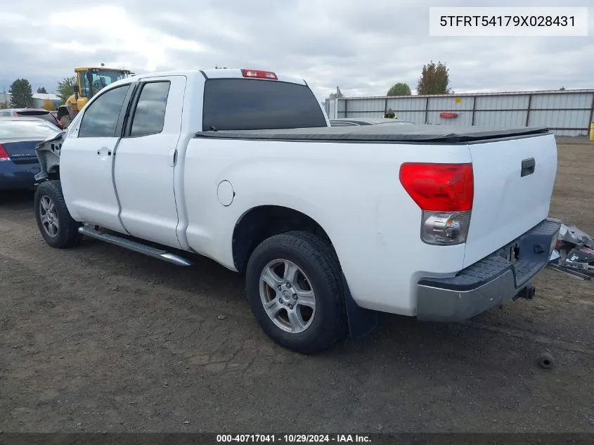 2009 Toyota Tundra Grade 4.7L V8 VIN: 5TFRT54179X028431 Lot: 40717041