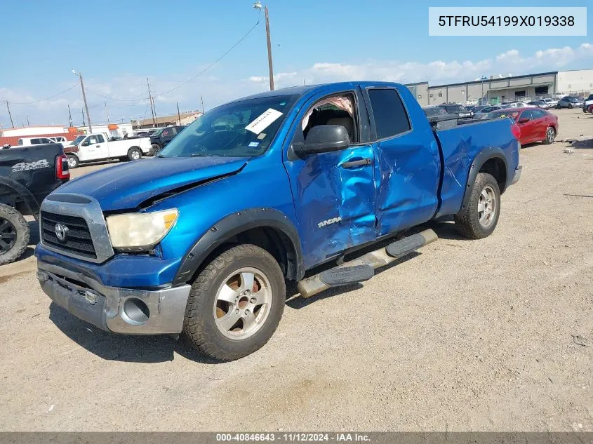 2009 Toyota Tundra Grade V6 VIN: 5TFRU54199X019338 Lot: 40846643