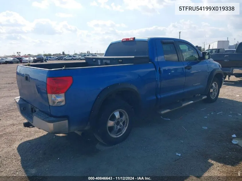 2009 Toyota Tundra Grade V6 VIN: 5TFRU54199X019338 Lot: 40846643