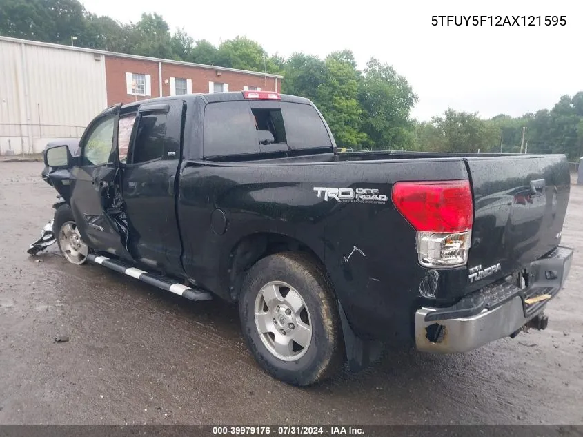 2010 Toyota Tundra Grade 5.7L V8 VIN: 5TFUY5F12AX121595 Lot: 39979176