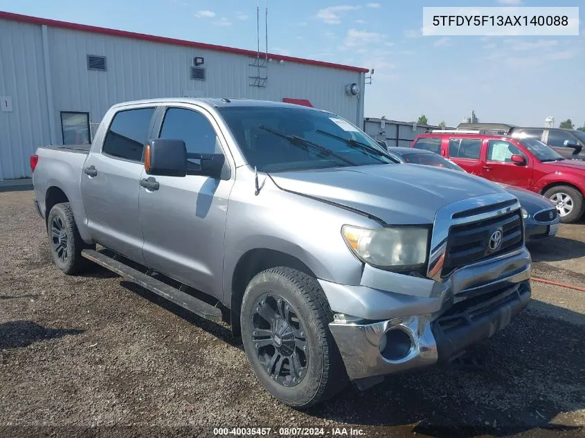 2010 Toyota Tundra Grade 5.7L V8 VIN: 5TFDY5F13AX140088 Lot: 40035457