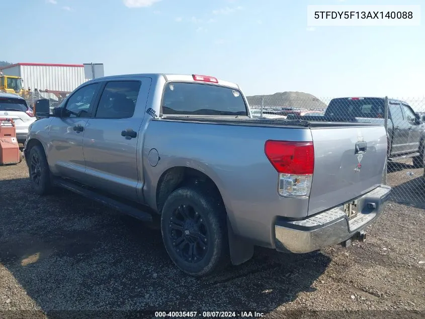 5TFDY5F13AX140088 2010 Toyota Tundra Grade 5.7L V8