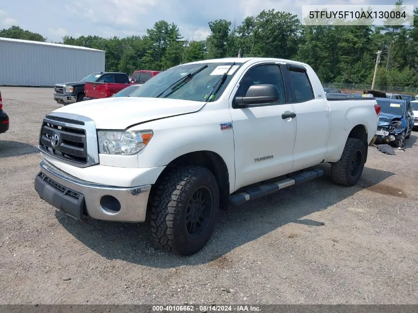 2010 Toyota Tundra Grade 5.7L V8 VIN: 5TFUY5F10AX130084 Lot: 40106662