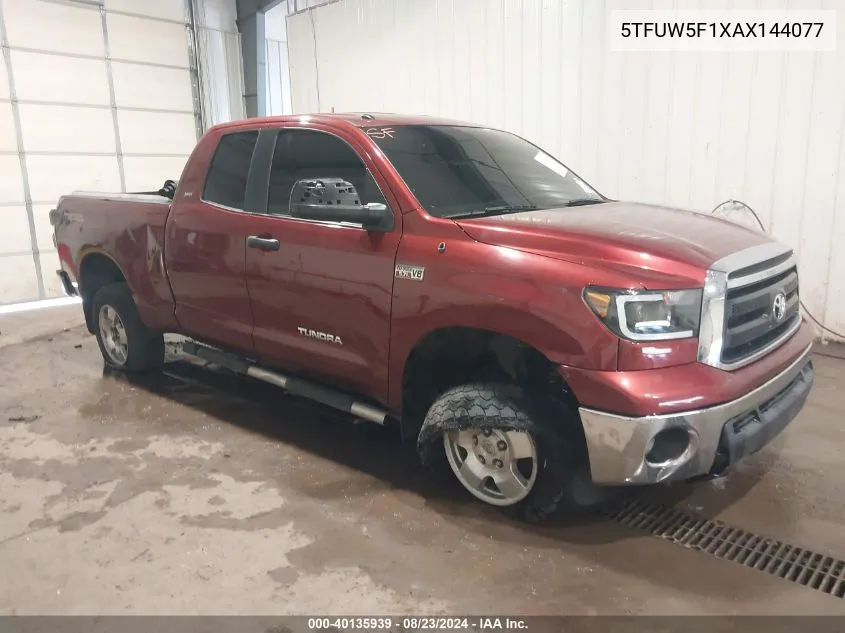 5TFUW5F1XAX144077 2010 Toyota Tundra Grade 5.7L V8