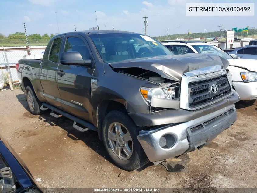 5TFRM5F13AX003492 2010 Toyota Tundra Grade 4.6L V8