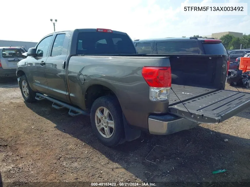 5TFRM5F13AX003492 2010 Toyota Tundra Grade 4.6L V8