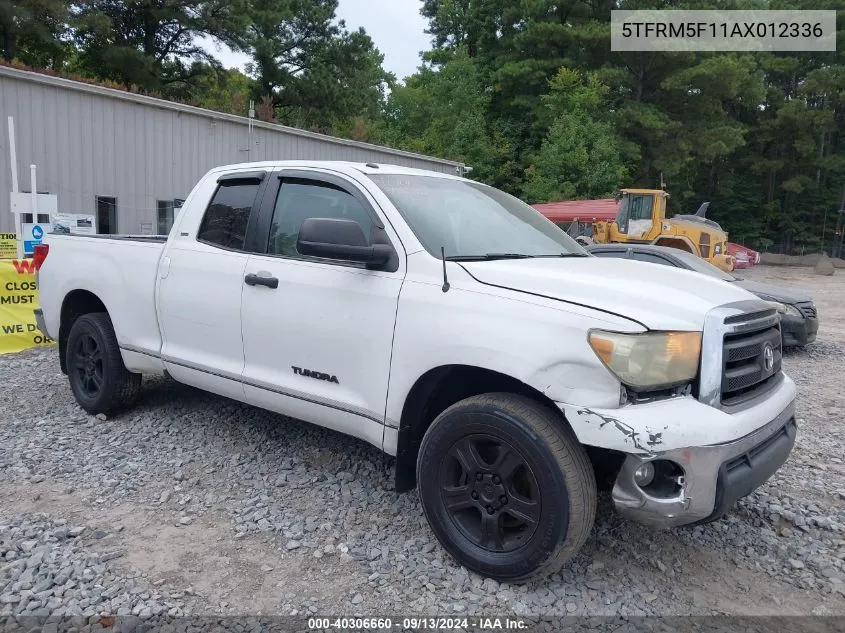 2010 Toyota Tundra Grade 4.6L V8 VIN: 5TFRM5F11AX012336 Lot: 40306660