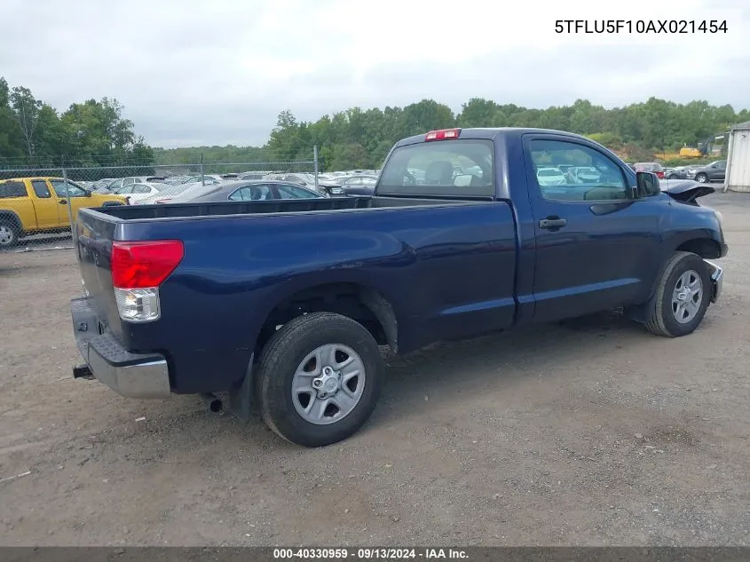 2010 Toyota Tundra Grade V6 VIN: 5TFLU5F10AX021454 Lot: 40330959