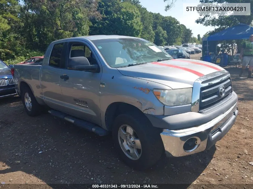 2010 Toyota Tundra Grade 4.6L V8 VIN: 5TFUM5F13AX004281 Lot: 40331343