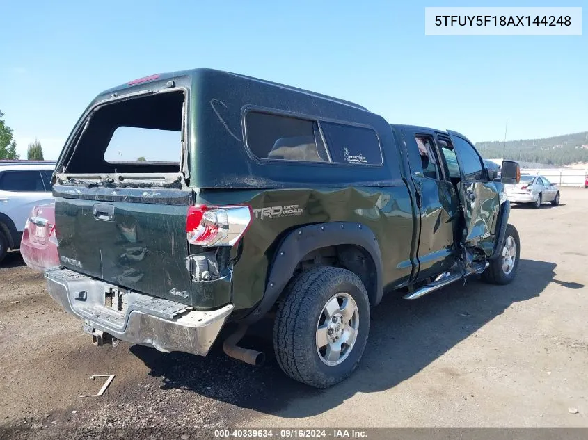 5TFUY5F18AX144248 2010 Toyota Tundra Grade 5.7L V8