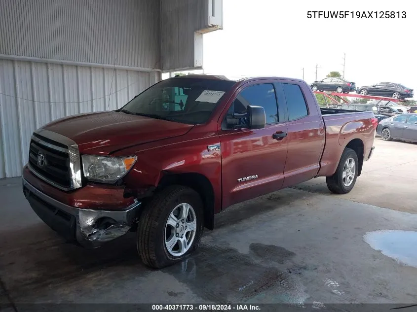 2010 Toyota Tundra Grade 5.7L V8 VIN: 5TFUW5F19AX125813 Lot: 40371773