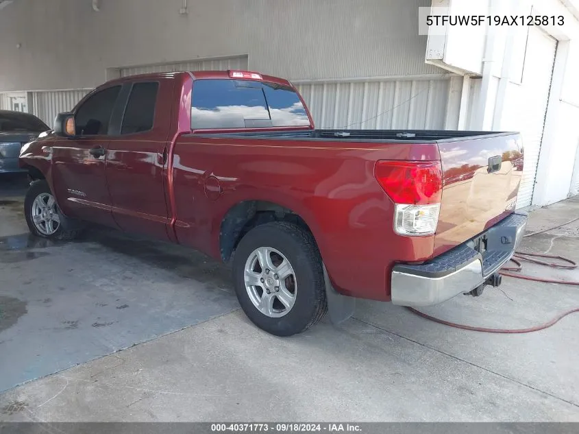 2010 Toyota Tundra Grade 5.7L V8 VIN: 5TFUW5F19AX125813 Lot: 40371773