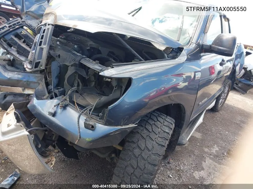 5TFRM5F11AX005550 2010 Toyota Tundra Grade 4.6L V8