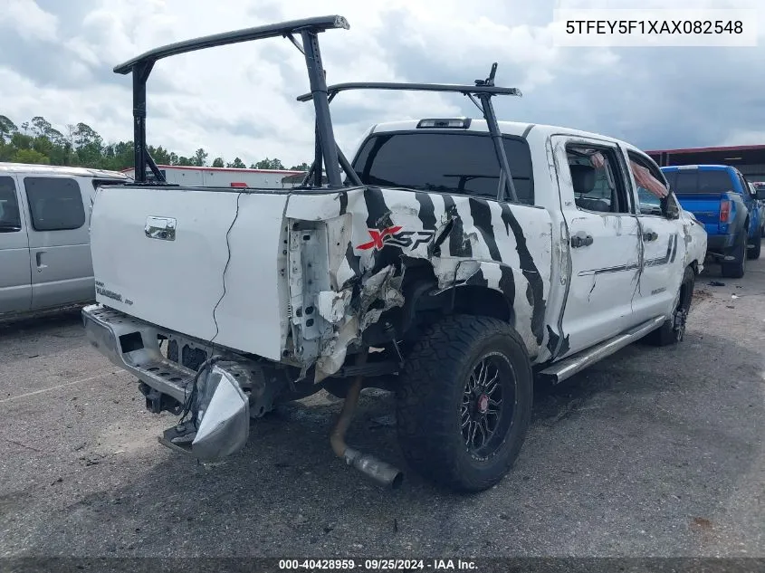 2010 Toyota Tundra Grade 5.7L V8 VIN: 5TFEY5F1XAX082548 Lot: 40428959