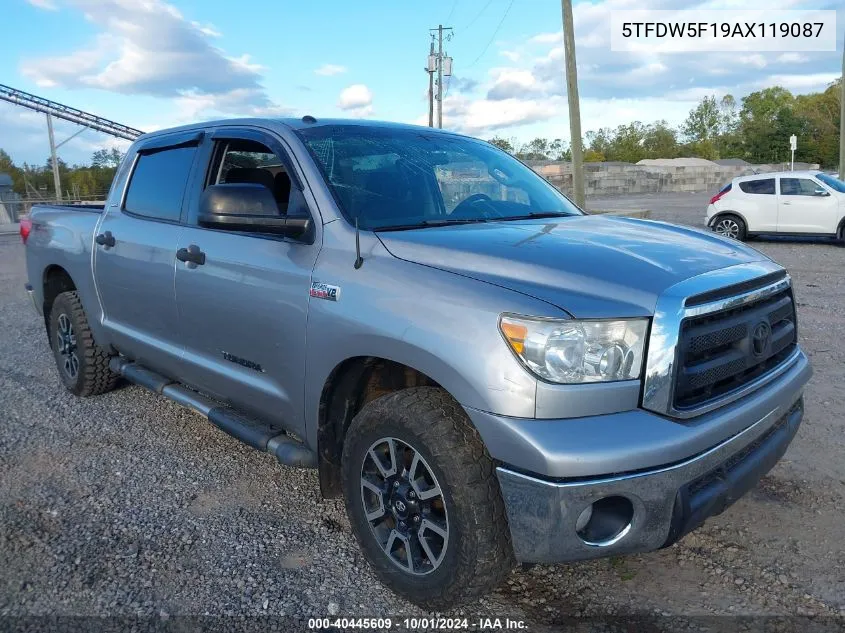 5TFDW5F19AX119087 2010 Toyota Tundra Grade 5.7L V8