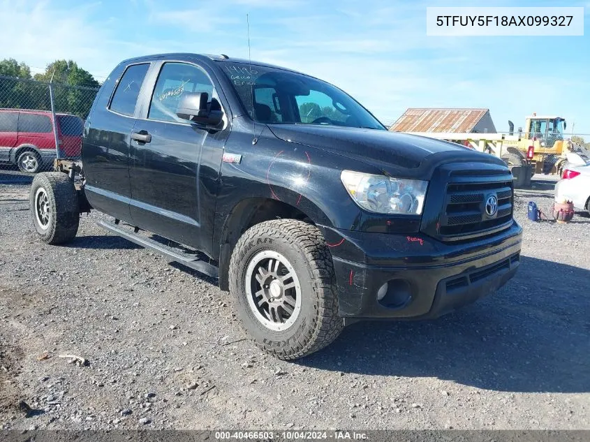 2010 Toyota Tundra Grade 5.7L V8 VIN: 5TFUY5F18AX099327 Lot: 40466503