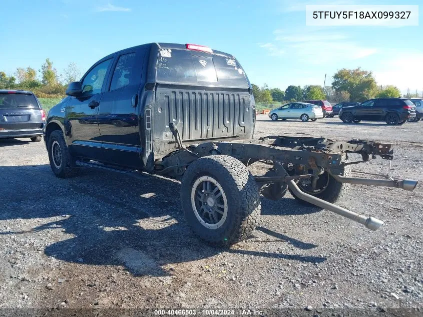 2010 Toyota Tundra Grade 5.7L V8 VIN: 5TFUY5F18AX099327 Lot: 40466503